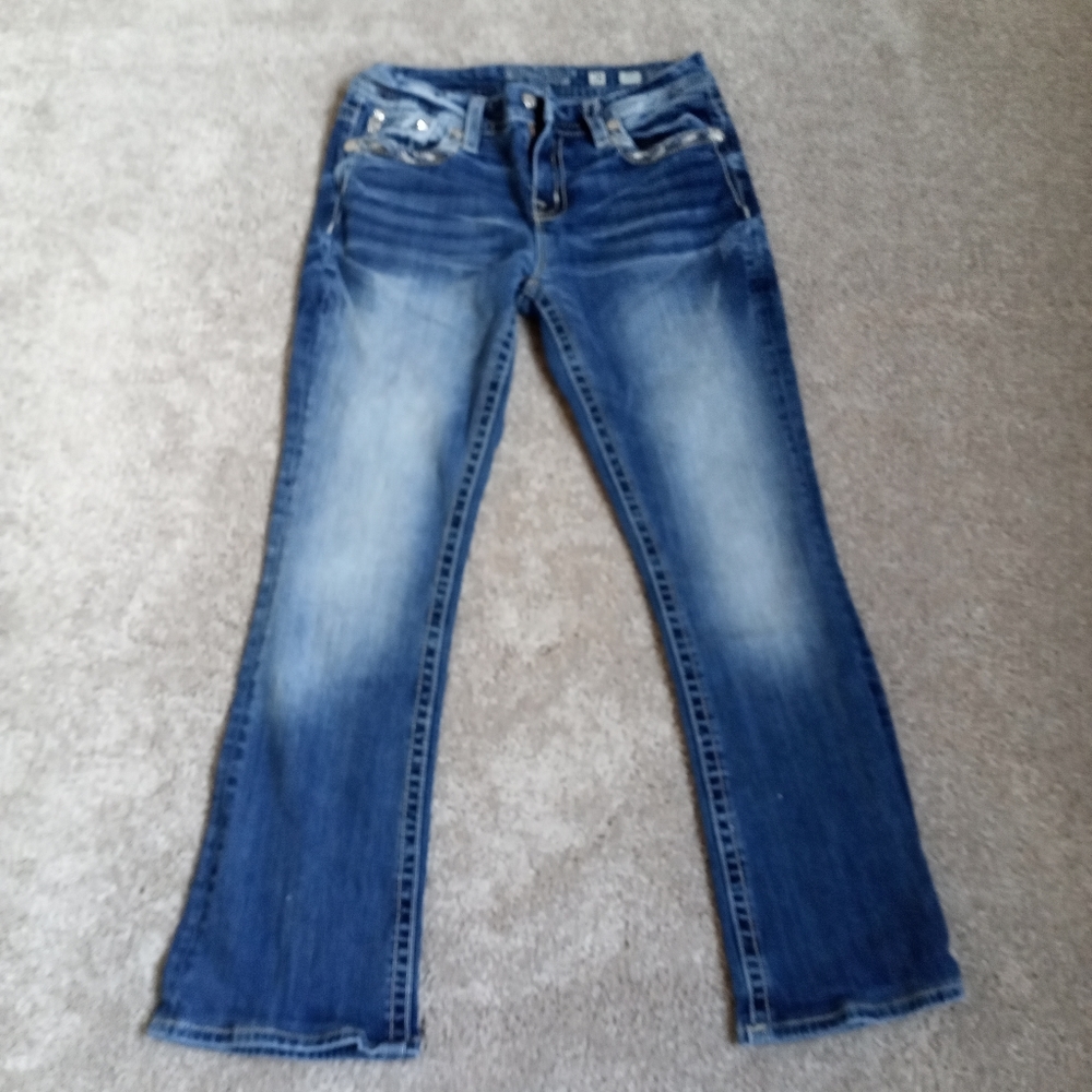 "Miss Me" jeans  mid rise easy boot